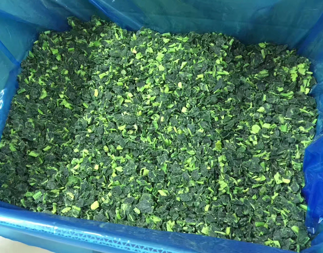 High Quality IQF Chopped Spinach 3/8", Frozen Spinach Chop