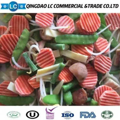 Légumes mélangés surgelés IQF, nouvelle récolte, prix d'usine de haute qualité en provenance de Chine